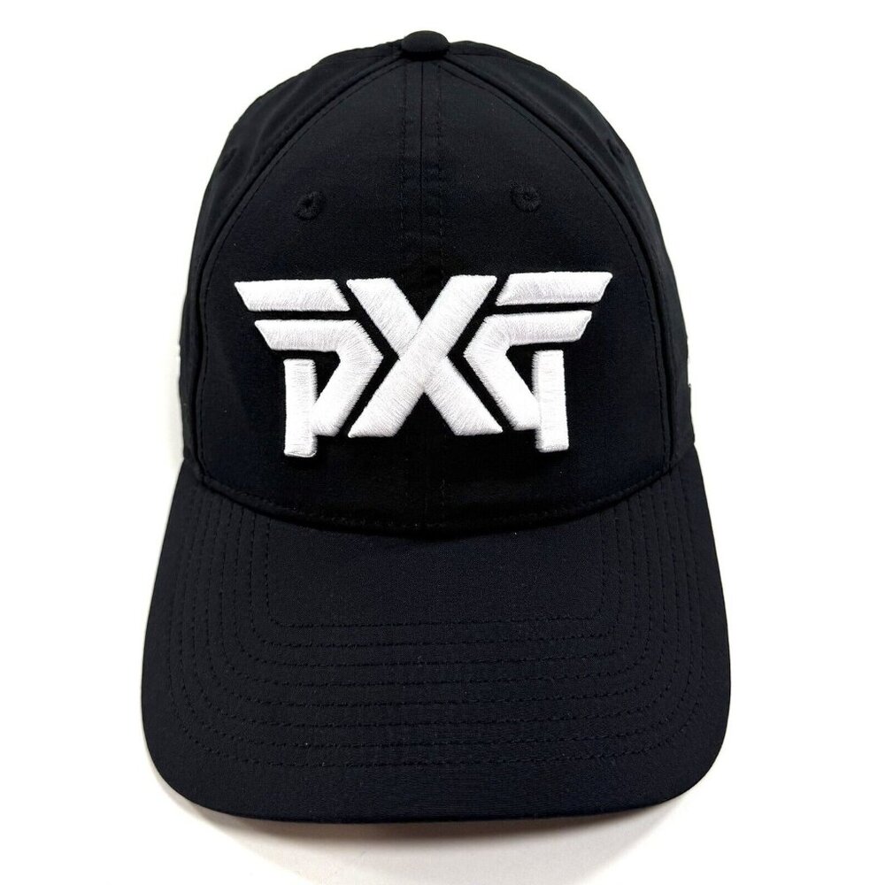 PXG Parsons Xtreme Golf Hat Cap One Size Strapback Embroidered Black White